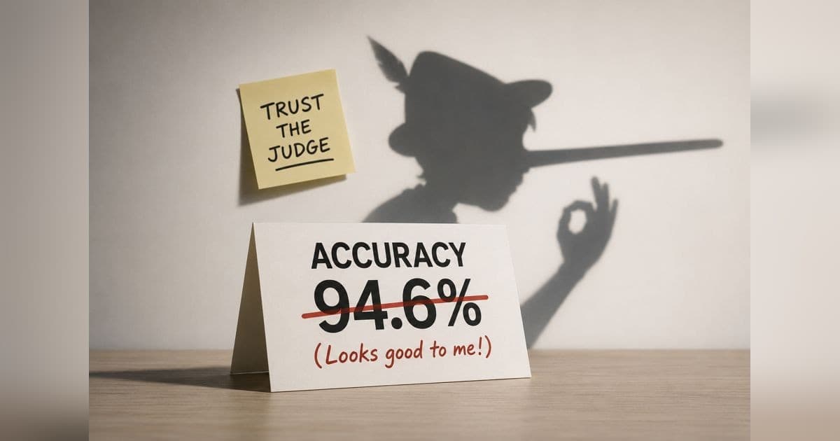 How to Lie to Yourself With an Eval Judge